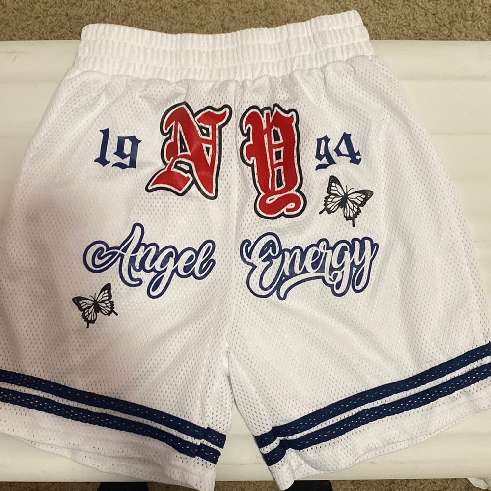 Womens graphic athletic shorts